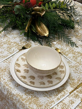 Cargar imagen en el visor de la galería, MANTEL ALGODÓN WHITE CHRISTMAS