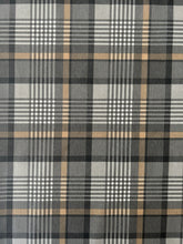 Cargar imagen en el visor de la galería, MANTEL ALGODÓN TARTÁN GRIS
