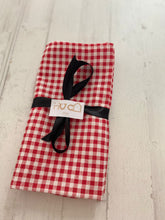 Cargar imagen en el visor de la galería, SERVILLETAS VICHY ROJO
