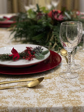 Cargar imagen en el visor de la galería, MANTEL ALGODÓN WHITE CHRISTMAS
